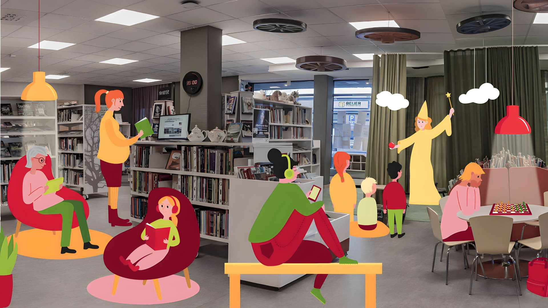 Läsfrämjande på biblioteket